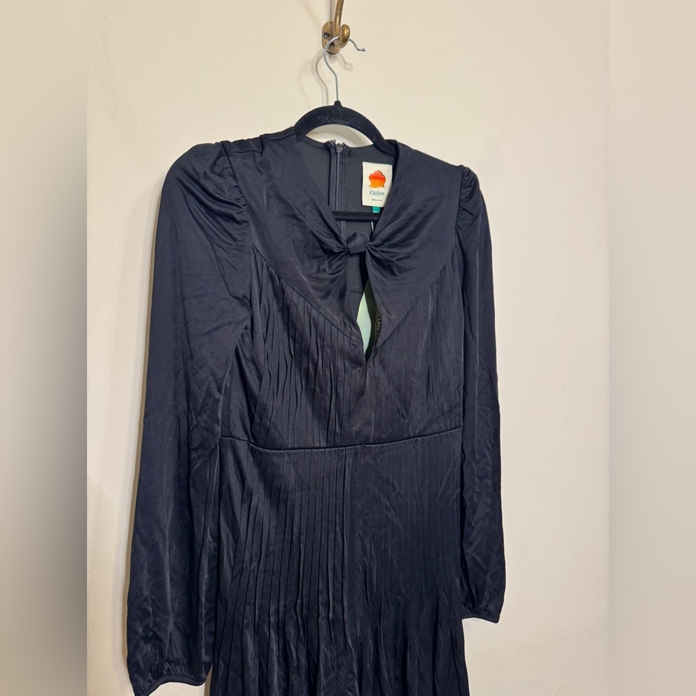 FARM Rio Black Long Sleeve Knot Jumpsuit - Picture 7 of 10
